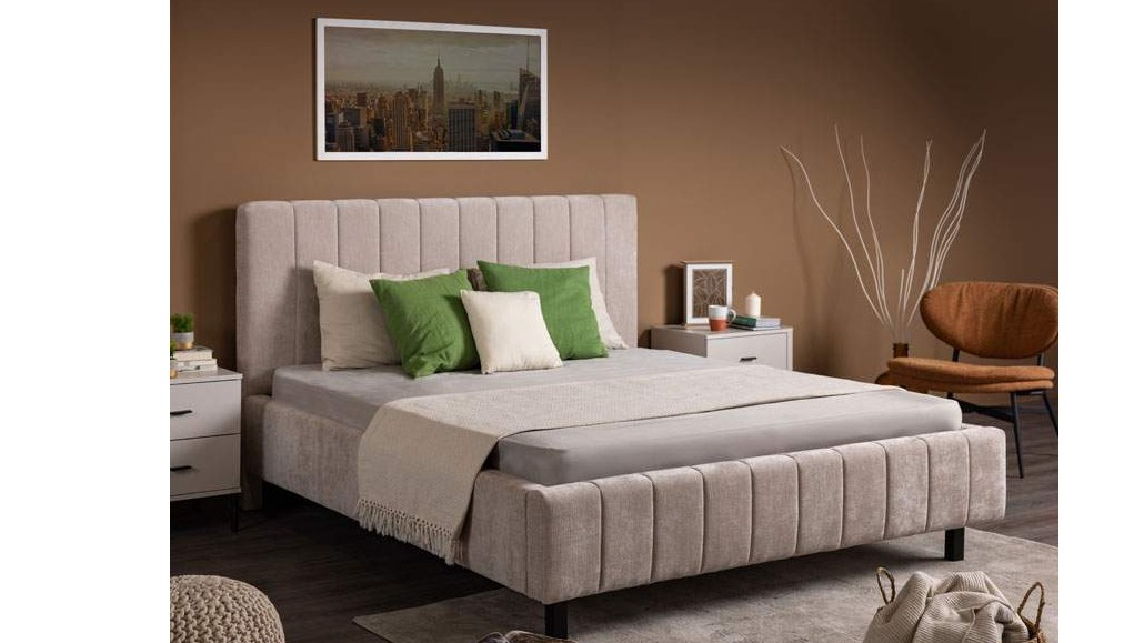 Francuski ležaj JOY 160x200 bež