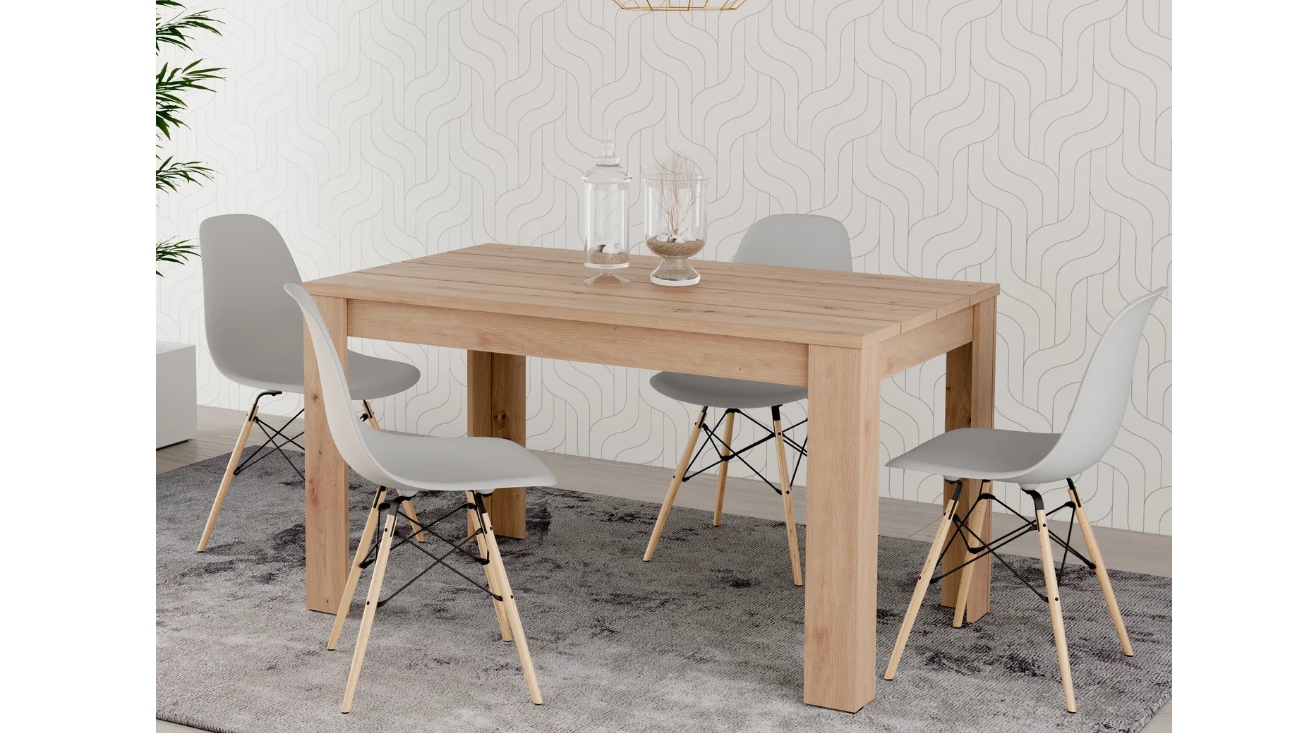 Trpezarijski sto SPOLETO 135x80 AH